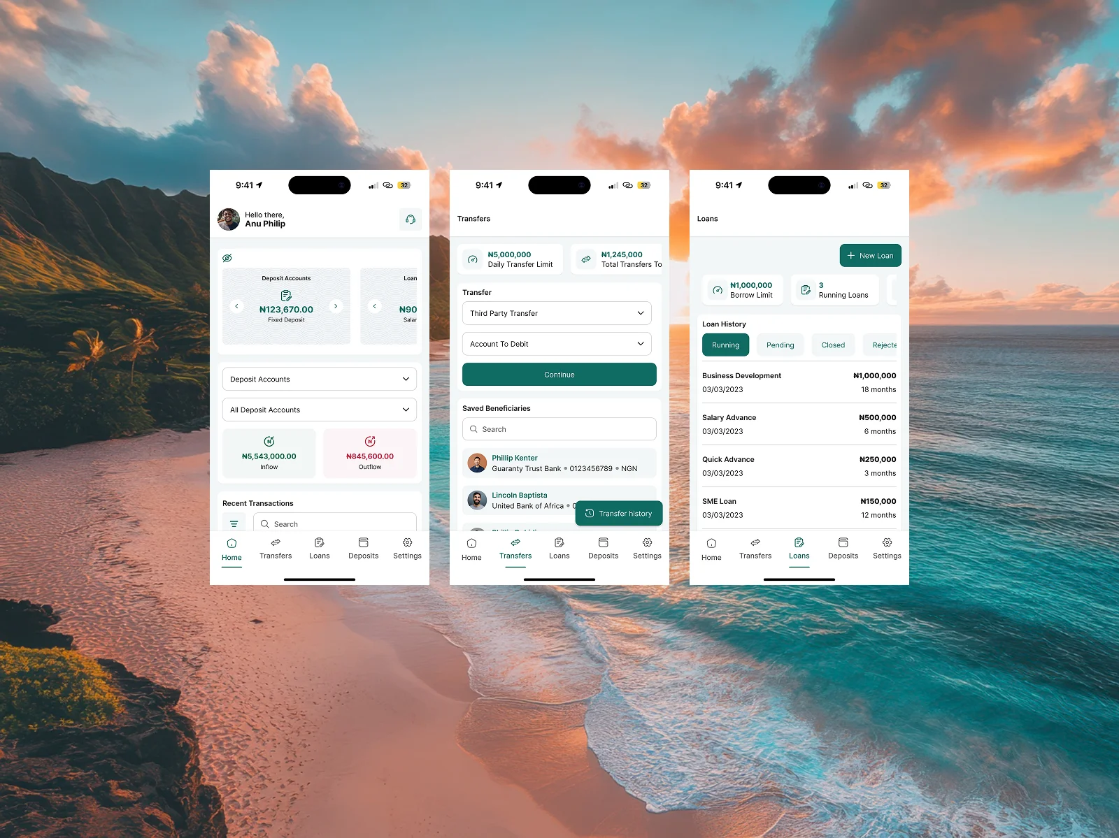 Monera Personal Banking App
